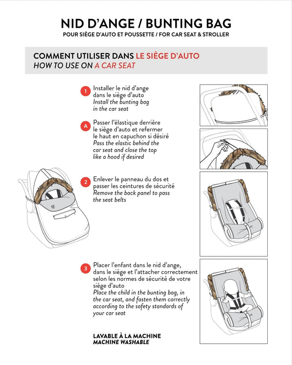 Bunting Bag Designed For Car Seat And Stroller Sage Green - H10A401_340
