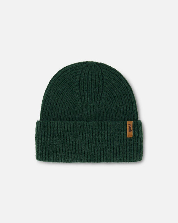 Mid-Season Knit Hat Forest Green Outdoor Accessories Deux par Deux