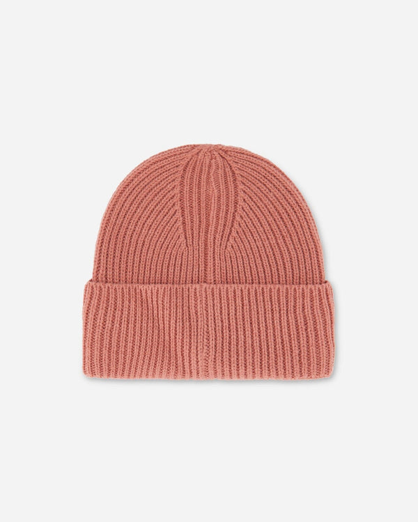 Mid-Season Knit Hat Brown Pink Outdoor Accessories Deux par Deux