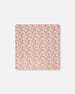 Printed Muslin Blanket Pink And White Flowers - G30AD_067
