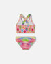 Printed Two-Piece Swimsuit Multicolored - G30NG40_050
