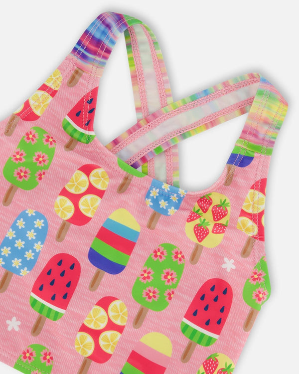 Printed Two-Piece Swimsuit Multicolored - G30NG40_050