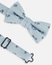 Bow Tie Pale Blue With Bicycle Accessories Deux par Deux