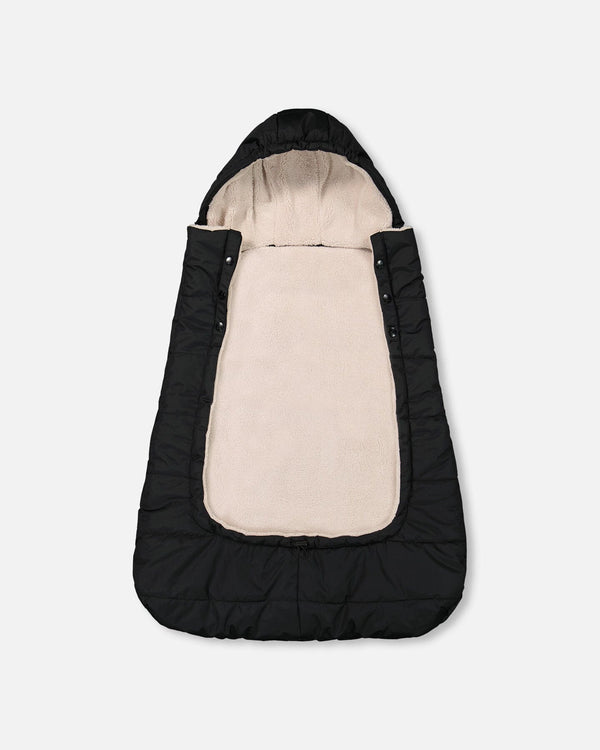 3-In-1 Multifunction Cover For Car Seat, Stroller, And Baby Carrier In Black - H10A403_999