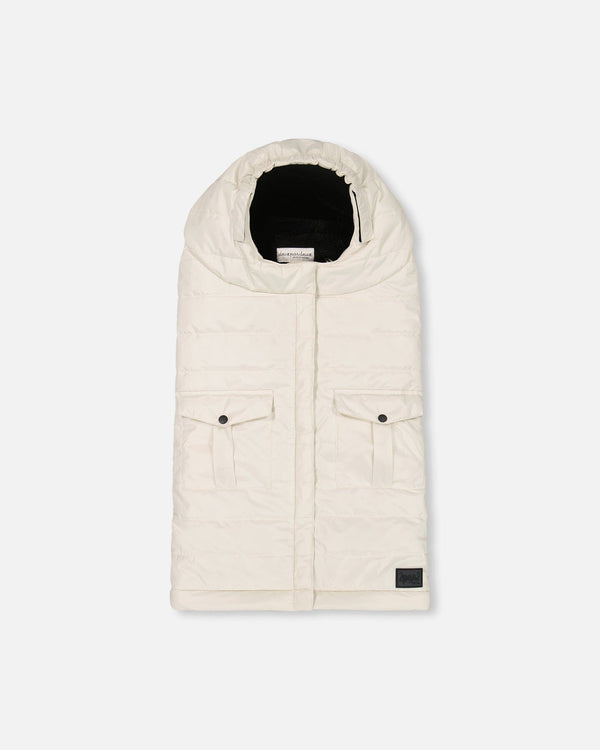 Evolutive Baby Footmuff Designed For Car Seat And Stroller Off-White - H10A405_165