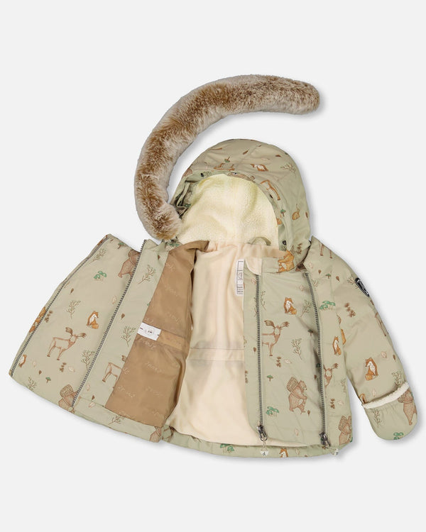 Two-Piece Baby Snug Snowsuit Chanterelle - H10A501_182
