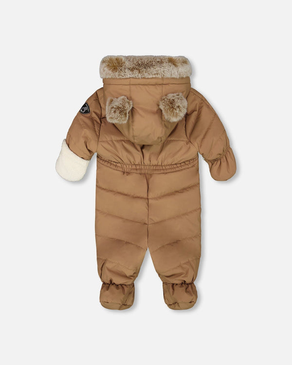 One-Piece Baby Layette Snowsuit Designed For Car Seat Chanterelle - H10A602_182
