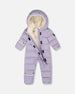 One-Piece Baby Cloud Compressible Snowsuit Designed For Car Seat Purple Gray - H10B700_591