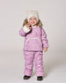 One-Piece Baby Snug Snowsuit Designed For Car Seat Purple Bear Print - H10B701_003