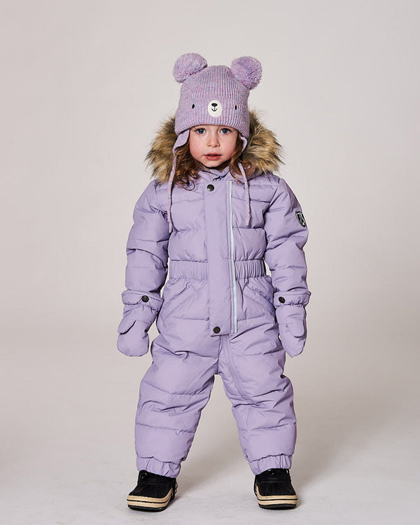 One-Piece Baby Original Puffy Snowsuit Purple Gray - H10B702_591