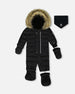 One-Piece Baby Original Puffy Snowsuit Black - H10B702_999