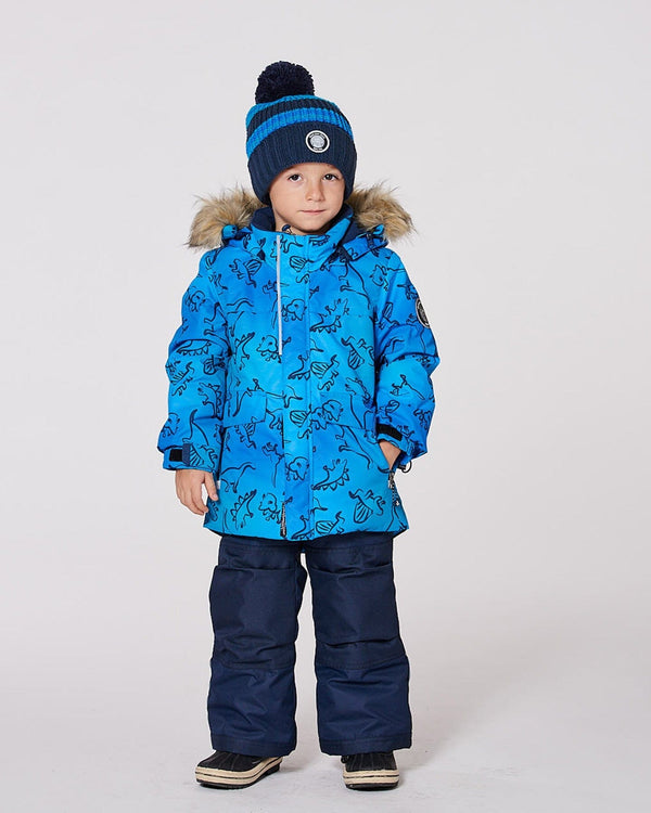 Two-Piece Discover Snowsuit Navy Blue - H10DB40_479