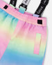 Two-Piece Chill Outerwear Set With Light Insulation Rainbow Gradient - H10MG10_019