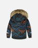 Two-Piece Play Snowsuit With Printed Jacket Blue - H10PB28_594