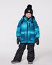 Two-Piece Play Snowsuit With Printed Jacket And Solid Pant Black - H10PB45_999