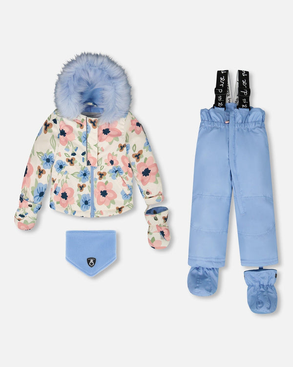 Two-Piece Baby Play Snowsuit Light Blue - H10PBG84_588
