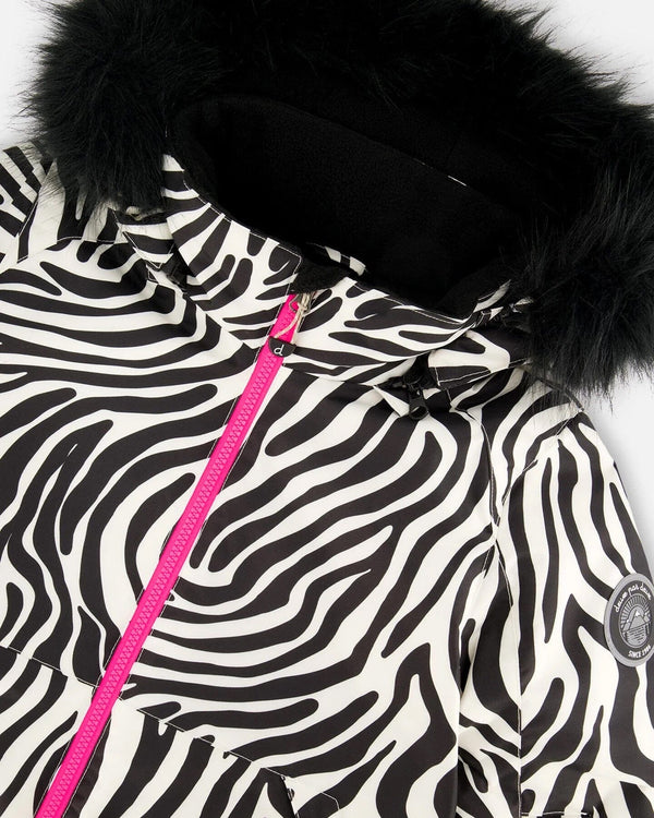 Two-Piece Play Snowsuit Fuchsia Snowsuits Deux par Deux