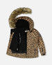 Two-Piece Play Snowsuit Beige Leopard - H10PG21_042