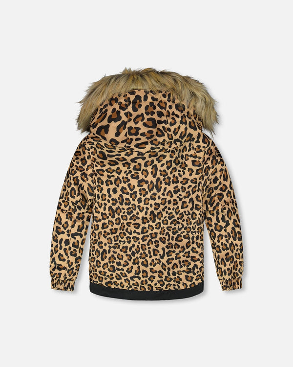 Two-Piece Play Snowsuit Beige Leopard - H10PG21_042