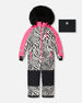 One-Piece Play Snowsuit Zebra Print - H10PG30_094