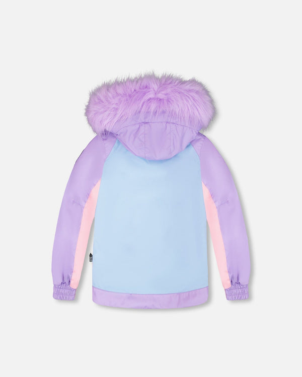 Two-Piece Play Snowsuit Purple Geo - H10PG82_011