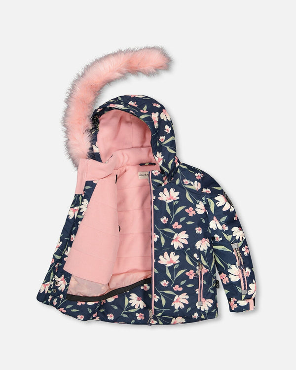 Two-Piece Play Snowsuit Flower Print - H10PG83_637