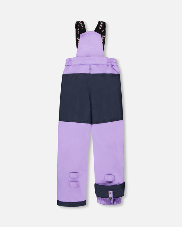 Two-Piece Play Snowsuit With Printed Colorblocked Jacket Lavender - H10PG95_530