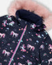 Two-Piece Play Snowsuit With Printed Jacket And Solid Pant Candy Pink - H10PG95_639