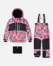 Two-Piece Teknik Snowsuit Multicolor Leopard And Zebra - H10TG26_093