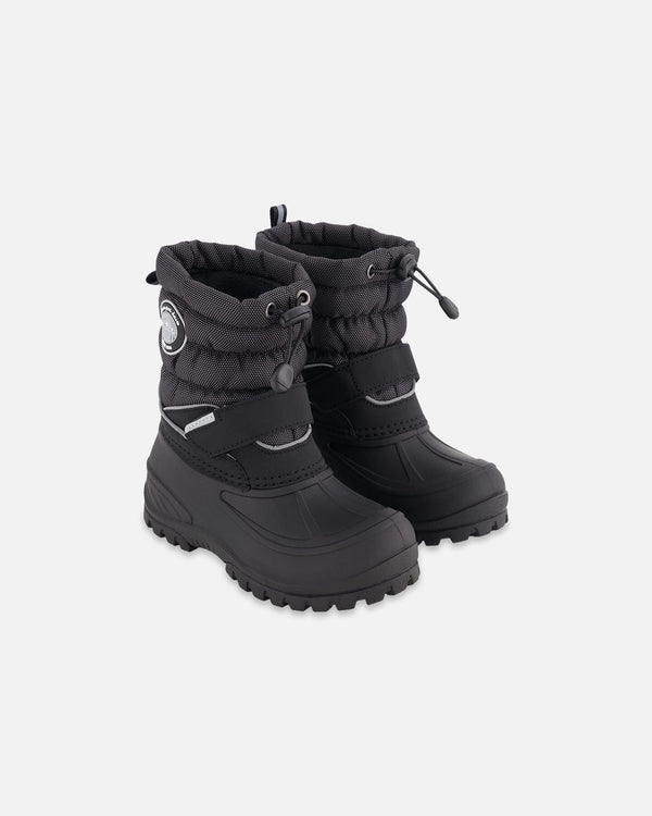 Winter Boots Solid Black Winter Boots Deux par Deux