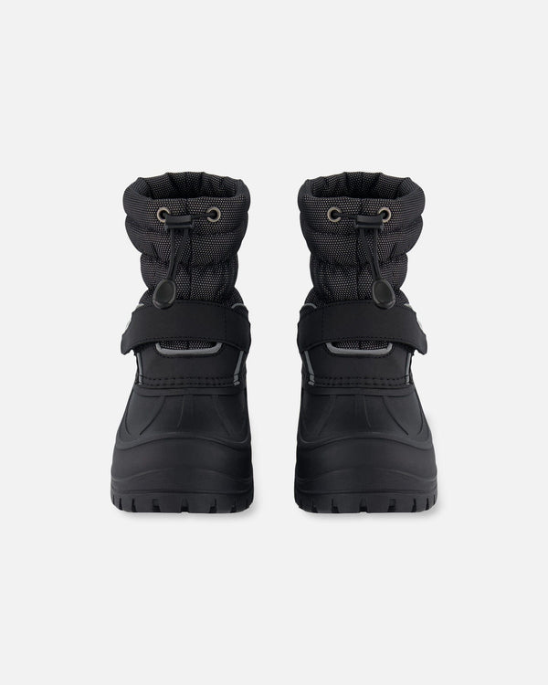 Winter Boots Solid Black Winter Boots Deux par Deux
