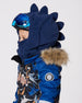 Polar Fleece Balaclava For Ski Helmet Navy Blue - H10XDIN_980