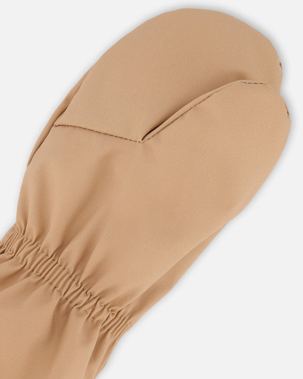 Lined Baby Mittens Chanterelle - H10XM103_182