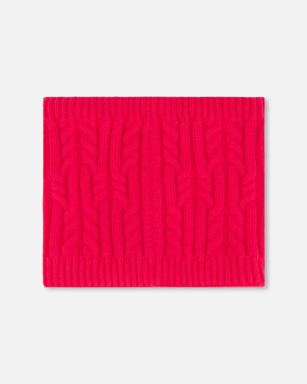 Lined Winter Neckwarmer Flash Coral - H10XT2_640