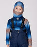 Brushed Jersey Balaclava Blue And Beige Gradient - H10YBAL_034