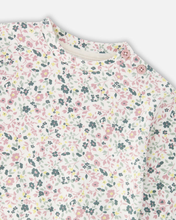 Organic Cotton Evolutive Pant And Long Sleeve Top Set Jade Green - H20A14_325