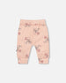 Organic Cotton Evolutive Pant Pink Cat Print - H20A20_049