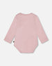 Organic Cotton Long Sleeve Romper Neutral Purple - H20A70_557