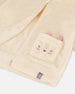 Plush Hooded Jacket Off White - H20B30_101