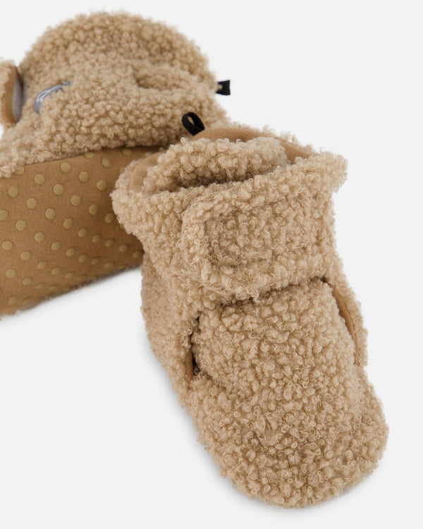 Sherpa Slippers Brown - H20BS_915