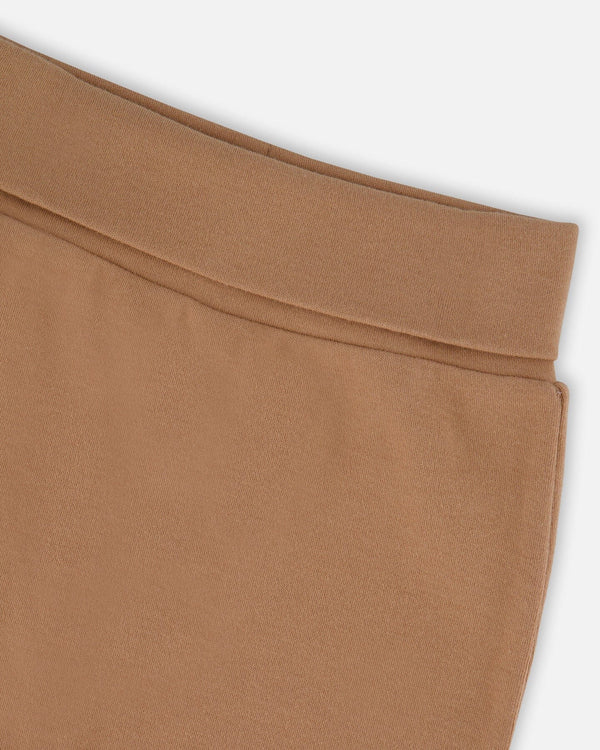 Organic Cotton Evolutive Pants Brown With Bears - H20C20_915