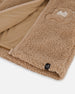 Sherpa Bear Hooded Zip Jacket Brown - H20D30_915