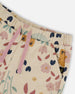 Glittering French Terry Sweatpant Beige Cat Print - H20E21_055