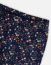 Jersey Leggings Navy Floral - H20E60_056