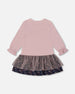 Bi-Material Dress Dusty Pink - H20E88_514