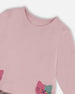 Bi-Material Dress Dusty Pink - H20E88_514