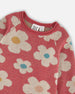 Knitted Dress With Flower Jacquard Old Pink And Beige - H20GT89_000
