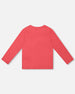 Organic Cotton T-Shirt Red With Mini Apples - H20I70_709