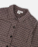 Jacquard Knit Jacket With Houndstooth Pattern - H20K52_076