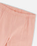Organic Cotton Leggings Dusty Pink With Unicorn Print - H20K60_650